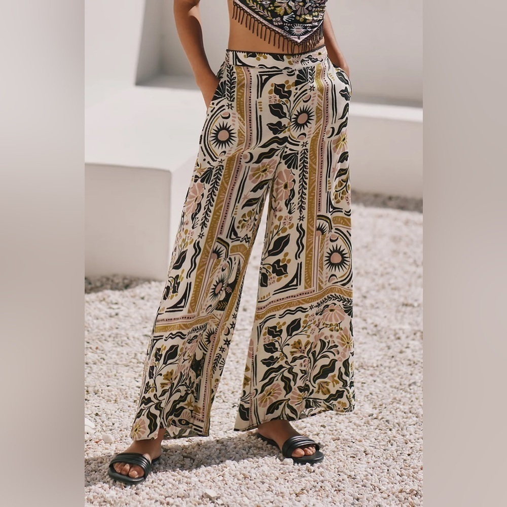 NWT Size L - Maaji Tapestry Of Leaves Aloha Pants